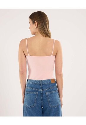 Top Para Mujer Cuello Redondo Color Rosado  Marca Ostu #40220263