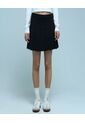 Falda Para Mujer Corto Color Negro Marca Ostu #40140127 de Ostu