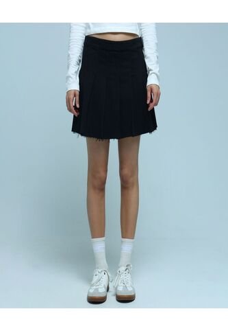Falda Para Mujer Corto Color Negro Marca Ostu #40140127 Ostu