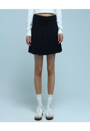 Falda Para Mujer Corto Color Negro Marca Ostu #40140127