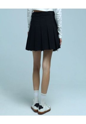Falda Para Mujer Corto Color Negro Marca Ostu #40140127