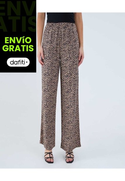 Pantalón Para Mujer Moda Color Camel Marca Ostu #40070792