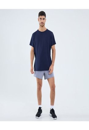 Camiseta Para Hombre Manga Corta Cuello Redondo Color Azul Marca Ostu #60091654