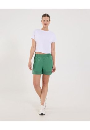 Short Para Mujer Multiusos Plano Color Verde Marca Ostu #40190338