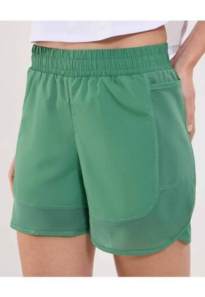 Short Para Mujer Multiusos Plano Color Verde Marca Ostu #40190338