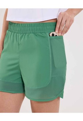 Short Para Mujer Multiusos Plano Color Verde Marca Ostu #40190338