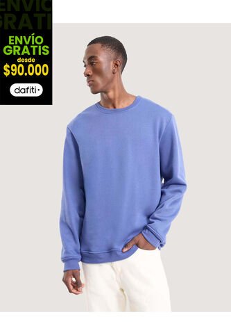 Buzo Para Hombre Cuello Redondo Color Azul Marca Ostu #60060555 Ostu