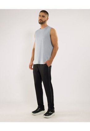 Pantalón Para Hombre Multiusos Punto Color Negro Marca Ostu #60070473