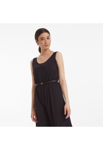 Enterizo Para Mujer Manga Sisa Color Negro Marca Ostu #40320055