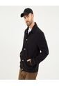 Chaqueta Para Hombre Trucker Color Negro Marca Ostu #60080164 de Ostu