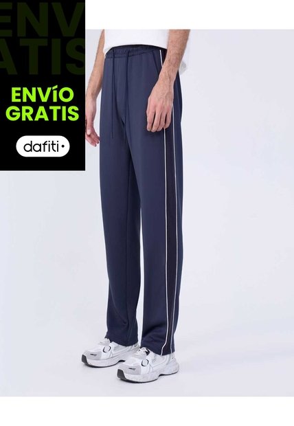 Pantalon Para Hombre Jogger Color Azul Oscuro Marca Ostu #60070463