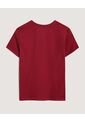 Camiseta  Para Mujer Manga Corta Cuello Redondo Color Vino Marca Ostu #40092845 de Ostu