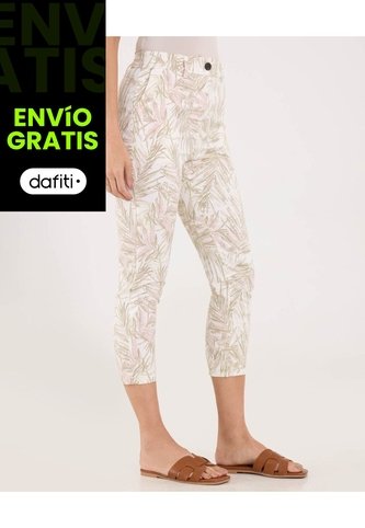 Pantalon Para Mujer Capri Color Verde Claro Marca Ostu #40070773 Ostu