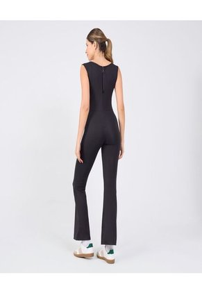 Enterizo Para Mujer Manga Sisa Color Negro Marca Ostu #40320114