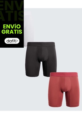 Boxer Para Hombre Filete Medio Algodón Color Pack X Marca Ostu #60000492 Ostu
