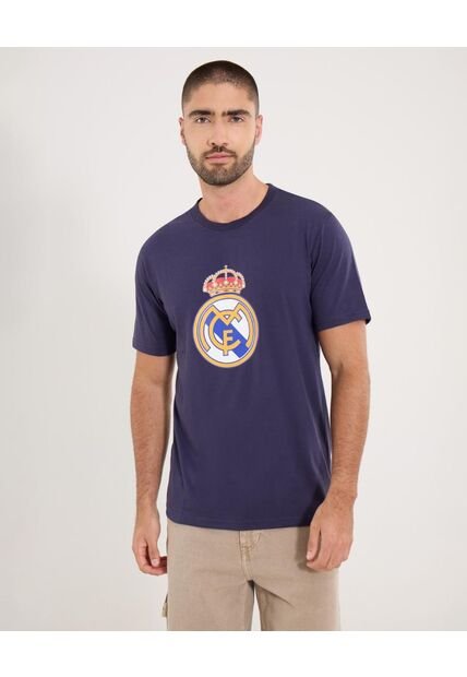 Camiseta Para Hombre Manga Corta Cuello Redondo Color Azul Marca Ostu #60091823