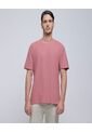 Camiseta Para Hombre Manga Corta Color Terracota Marca Ostu #60091343 de Ostu