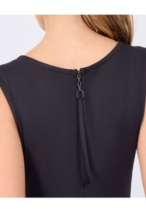 Enterizo Para Mujer Manga Sisa Color Negro Marca Ostu #40320114