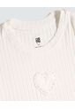 Camiseta Para Niña Manga Larga Cuello Redondo Color Crema Marca Ostu #90090258 de Ostu