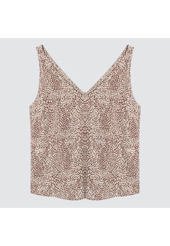 Blusa Mujer Ostu M/S Beige Poliéster 40120939-80425 Ostu