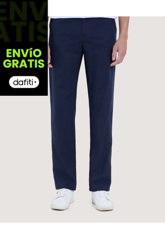 Pantalon Para Hombre Chino Color Azul  Marca Ostu #60070328 Ostu