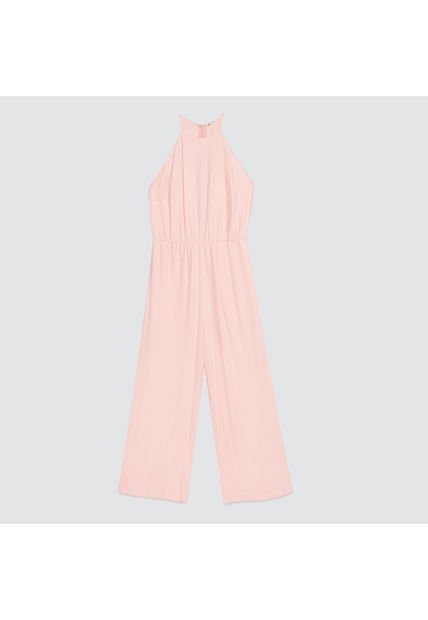 Enterizo Para Mujer Manga Sisa Color Rosado  Marca Ostu #40320076