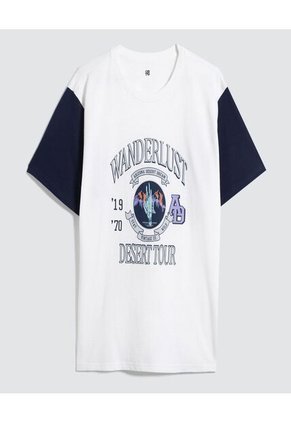 Camiseta Para Hombre Manga Corta Color Blanco Marca Ostu #60091154