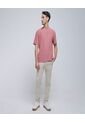Camiseta Para Hombre Manga Corta Color Terracota Marca Ostu #60091343 de Ostu