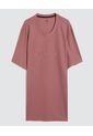 Camiseta Para Hombre Manga Corta Color Terracota Marca Ostu #60091343 de Ostu