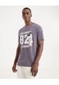 Camiseta Para Hombre Manga Corta Cuello Redondo Color Gris Marca Ostu #60091745 de Ostu