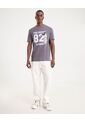 Camiseta Para Hombre Manga Corta Cuello Redondo Color Gris Marca Ostu #60091745 de Ostu