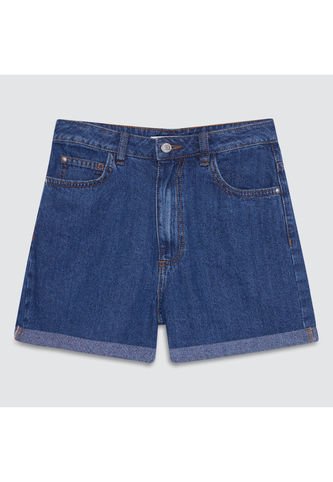 Short Para Mujer  Color Azul  Marca Ostu #40190233 Ostu