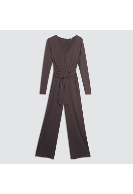 Enterizo Para Mujer Manga Larga Color Negro Marca Ostu #40320074