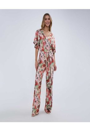 Enterizo Para Mujer Manga Corta Color Rojo Marca Ostu #40320104