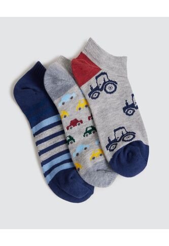 Medias Infantil Niño Invisible Color Negro Marca Ostu #80980098 Ostu