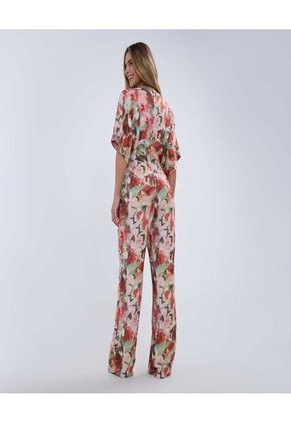 Enterizo Para Mujer Manga Corta Color Rojo Marca Ostu #40320104