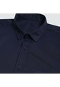 Camisa Para Hombre Manga Corta Con Bolsillo Color Azul  Marca Ostu #60010628 de Ostu