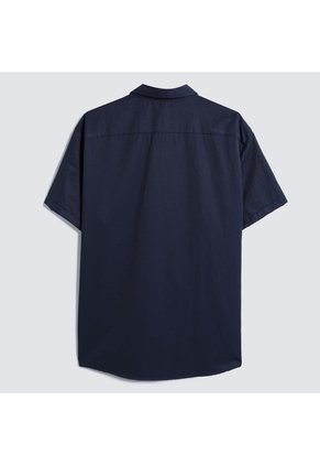 Camisa Para Hombre Manga Corta Con Bolsillo Color Azul  Marca Ostu #60010628