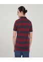 Polo Para Hombre Cuello Tejido Con Bolsillo Color Vino Marca Ostu #60110539 de Ostu