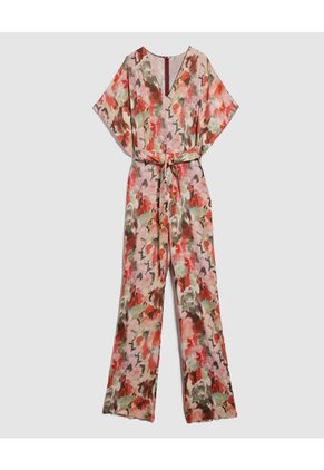 Enterizo Para Mujer Manga Corta Color Rojo Marca Ostu #40320104