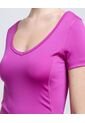 Camiseta Para Mujer Manga Corta Color Fucsia Marca Ostu #40092081 de Ostu