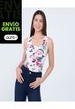Top Para Mujer Cuello Redondo Color Rosa Marca Ostu #40220410 de Ostu