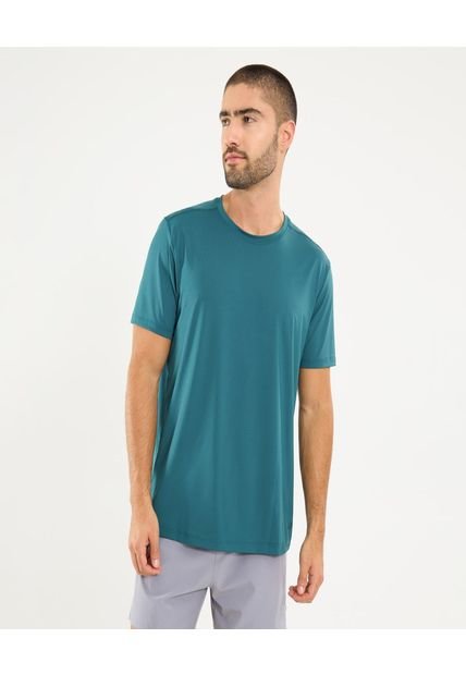 Camiseta Para Hombre Manga Corta Cuello Redondo Color Verde Marca Ostu #60091622
