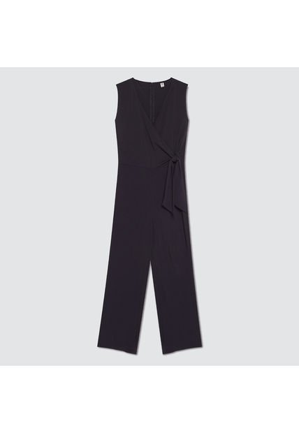 Enterizo Para Mujer Manga Sisa Color Negro Marca Ostu #40320068