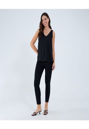 Jean Para Mujer Skinny Color Negro Marca Ostu #40160538