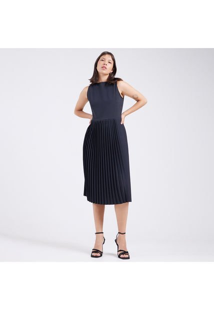 Vestido Para Mujer Manga Sisa Color Negro Marca Ostu #40170233