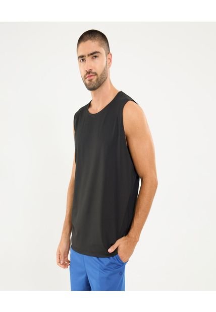 Camiseta Para Hombre Manga Sisa Cuello Redondo Color Negro Marca Ostu #60091605