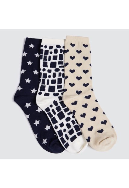 Medias Para Mujer Caña Larga Color Pack X Marca Ostu #40980125