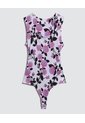 Body Para Mujer Manga Sisa Color Morado Marca Ostu #40200126 de Ostu