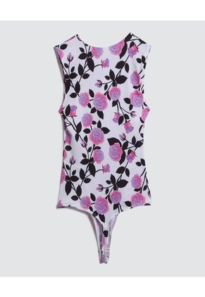 Body Para Mujer Manga Sisa Color Morado Marca Ostu #40200126